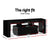 RGB LED Gloss Entertainment Unit In Black 130cm