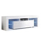 RGB LED Entertainment Unit Gloss In White 130cm