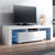 Artiss 130cm RGB LED TV Stand Cabinet Entertainment Unit Gloss Furniture Drawer Tempered Glass Shelf White - Decorly