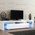 Artiss 189cm RGB LED TV Stand Cabinet Entertainment Unit Gloss Furniture Drawers Tempered Glass Shelf White - Decorly