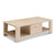 Artiss Coffee Table Wooden Shelf Storage Drawer Living Furniture Thick Tabletop - Decorly