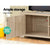 Artiss TV Cabinet Entertainment Unit TV Stand Display Shelf Storage Cabinet Wooden - Decorly