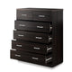 Artiss Tallboy 6 Drawers Storage Cabinet - Walnut