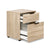 2 Drawer Filing Cabinet Office Shelves Storage Drawers Cupboard Wood File Home - Decorly