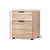 2 Drawer Filing Cabinet Office Shelves Storage Drawers Cupboard Wood File Home - Decorly