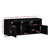 RGB LED High Gloss Entertainment Unit In Black 160cm