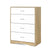 Artiss Chest of Drawers Tallboy Dresser Table Bedroom Storage White Wood Cabinet - Decorly