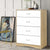 Artiss Chest of Drawers Tallboy Dresser Table Bedroom Storage White Wood Cabinet - Decorly