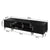 Artiss Entertainment Unit with Cabinets - Black - Decorly