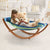 Keezi Kids Timber Hammock Bed Swing - Blue