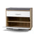 Artiss Shoe Cabinet Bench Shoes Storage Organiser Rack Fabric Seat Wooden Cupboard Up to 8 pairs - Decorly