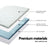 Giselle Bedding Cool Gel Memory Foam Mattress Topper Bamboo Cover 5CM 7-Zone Double - Decorly