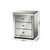 Artiss Mirrored Bedside table Drawers Furniture Mirror Glass Presia Smoky Grey