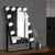 Embellir LED Hollywood Makeup Standing Mirror In Black