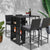 Gardeon Outdoor Bar Set Table Stools Furniture Wicker 5PCS - Decorly