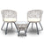 Gardeon Outdoor Patio Chair and Table - Grey