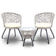 Gardeon Outdoor Patio Chair and Table - Grey