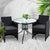 Gardeon Patio Furniture Dining Chairs Table Patio Setting Bistro Set Wicker Tea Coffee Cafe Bar Set - Decorly