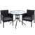 Gardeon Outdoor Bistro Chairs Patio Furniture Dining Chair Wicker Garden Cushion Tea Coffee Cafe Bar Set - Decorly