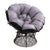 Gardeon Papasan Chair - Grey - Decorly