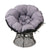 Gardeon Papasan Chair - Grey - Decorly