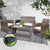 Gardeon Garden Furniture Outdoor Lounge Setting Wicker Sofa Set Storage Cover Mixed Grey - Decorly