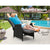 Gardeon Recliner Chair Sun lounge Setting Outdoor Furniture Patio Wicker Sofa