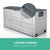 Giantz 290L Outdoor Storage Box - Grey - Decorly