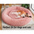 Pet Bed Dog Cat Washable Calming Bed Extra Large 110cm Pink