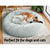 Pet Bed Dog Cat Washable Calming Bed Large 90cm Light Grey