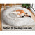 Pet Bed Dog Cat Calming Bed Large 90cm White Sleeping Comfy Cave Washable