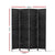 4 Panel Rattan Room Divider in Black