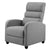 Artiss Luxury Recliner Chair Chairs Lounge Armchair Sofa Fabric Cover Grey - Decorly