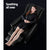 Recliner Chair Luxury Armchair In Leather Black