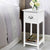 Artiss Bedside Table Nightstand Drawer Storage Cabinet Lamp Side Shelf White - Decorly