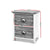 Artiss 2x Bedside Table Nightstands 2 Drawers Storage Cabinet Bedroom Side Grey - Decorly