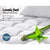 Giselle King Mattress Topper Bamboo Fibre Pillowtop Protector - Decorly