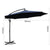 Instahut 3M Cantilevered Outdoor Umbrella - Navy - Decorly