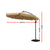 Instahut 3M Outdoor Umbrella - Beige - Decorly