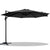 Instahut Roma Outdoor Umbrella - Black - Decorly