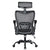 MONA Ergonomic High Back Flipped Armrest Task Chair In Black