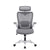 MONA Ergonomic High Back Flipped Armrest Task Chair In Grey